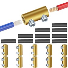 Linkstyle 10PCS 10AWG Wire Connector Nut Kit, 60A 16-10 Gauge Splicing Screw Qui