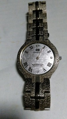 Doris Blaser 7598 Analog Quartz Men Ultra-Luxury Platinum 1000 + Natural Diamond