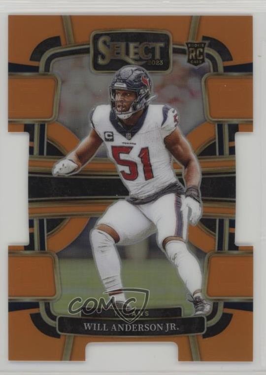 2023 Select Concourse Orange Prizm Die-Cut /499 Will Anderson Jr Rookie RC 1e3h