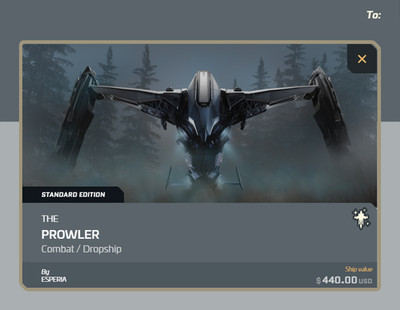 Star Citizen - Ship Upgrades - to - Prowler - Limited CCU