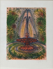 Lithograph by Jean Carzou, signed and numbered