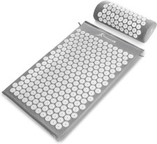 ProsourceFit Acupressure Mat and Pillow Set for Back/Neck Pain Relief and Muscle