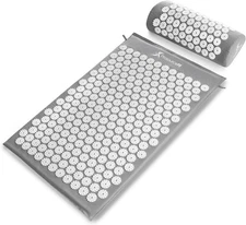 ProsourceFit Acupressure Mat and Pillow Set for Back/Neck Pain Relief and Muscle