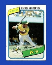 1980 Topps Set-Break #482 Rickey Henderson RC VG-VGEX *GMCARDS*