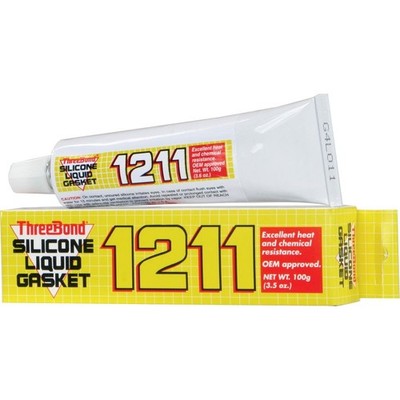 ThreeBond Silicone Liquid Gasket - White, 3.5oz TB1211