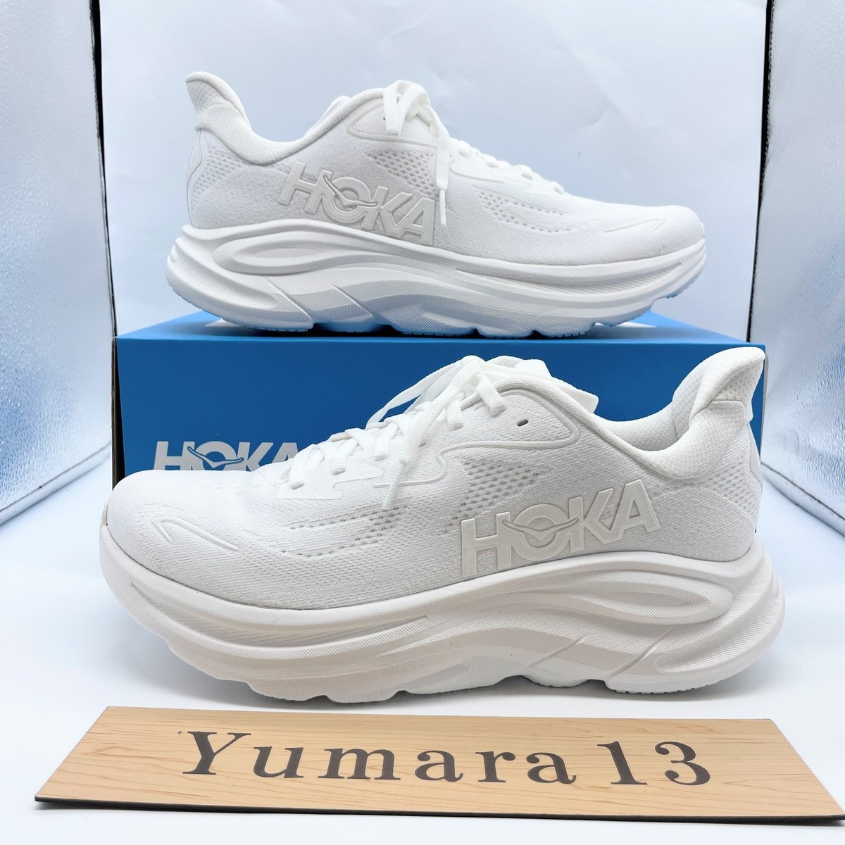 Hoka Clifton 10 Running White White 1162030-WWH Men's Size | eBay