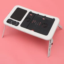 Multi-function Laptop Stand Folding Computer Desk USB Cooling Laptop Desk