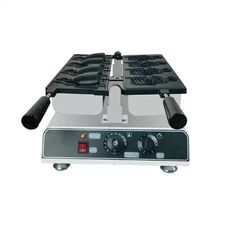New Fish Ice Cream Taiyaki Maker Machine Electric Open Mouth Taiyaki Machine