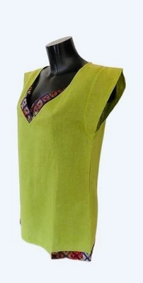 NEUVE, Blouse PRINCESSE VAGABONDE, anis, T 40 - Photo 1/4