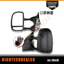 Pair Power Heated Tow Mirrors For 99-07 Ford F250 F350 F450 F550 Super Duty Pair Power Heated Tow Mirrors For 99-07 Ford F250 F350 F450 F550 Super Duty