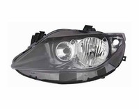Scheinwerfer Rechts Seat Ibiza 2008-2012 2 Parabeln Schwarz