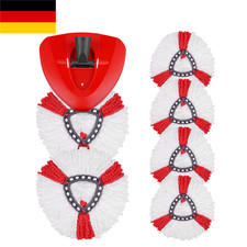 7/SET Ersatz Wischbezug für Vileda Turbo Wischmop Easy Wring Clean Moppkopf Mop