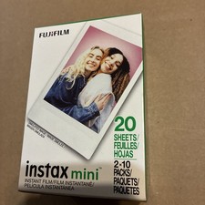 NEW Fujifilm Instax Mini Color Film 2 10 packs  20 Sheets Total - Exp 09-2027