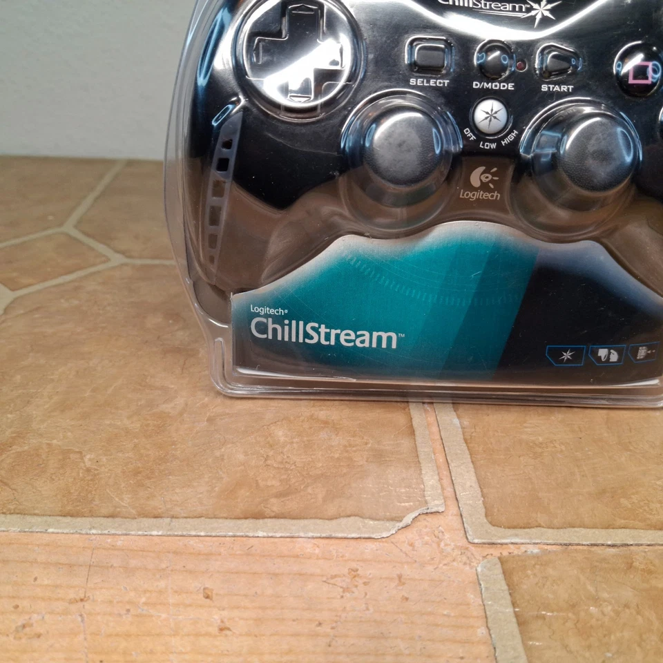 Logitech Chillstream Controller Playstation 3 PS3 Wired w/ Active Cooling NIP - Image 4 of 4