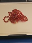 Vintage 14k.Yellow Gold & Cornelian Beaded  Hand Knotted Beautiful Necklace — photo 4
