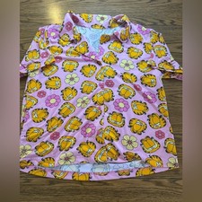 Garfield Pink Pajamas - Size Medium Cartoon