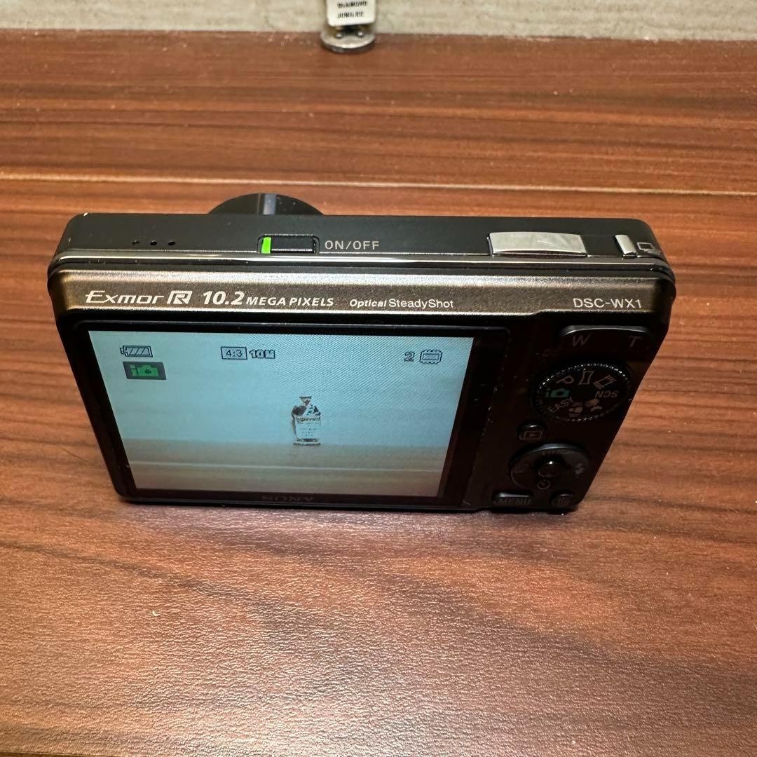 Sony Cyber-shot DSC-WX1 Digital Camera Black 10.3MP Sony Lens G