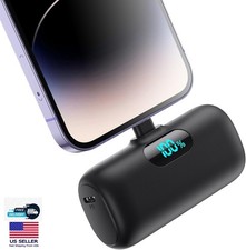 Mini Portable Charger for iPhone,Upgraded 5000mAh PD , Christmas Gift