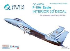 QTSQD48038 1:48 Quinta Studio Interior 3D Decal - F-15A Eagle GWH kit 