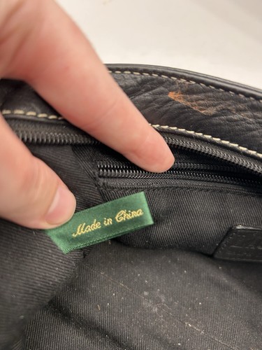 Lauren Ralph Lauren Schultertasche klein schwarz Leder - Bild 11 von 17
