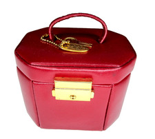 Wolf Designs Genuine Leather Travel Jewelry B...