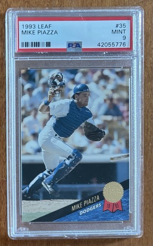 Mike Piazza #35 1993 Leaf card