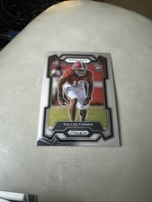 Dallas Turner Rookie 2024 Prizm Draft Picks Card #112 Alabama/Minnesota Vikings
