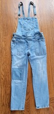 Levi's R Tag Legacy Surplus Denim Bib Overalls Distressed Women's L Country Farm