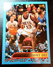 2001 TOPPS #12 - KENDALL GILL - NEW JERSEY NETS CARD