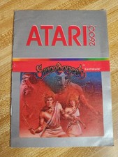 Swordquest Earthworld Atari 2600 Manual Instruction Booklet Only