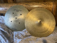 Videoed Zildjian 14 New Beat  Quick Beat Hi Hat Cymbals Very good condition