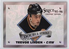 1995-96 Select Certified Edition Double Strike /1975 Trevor Linden #11 3y4
