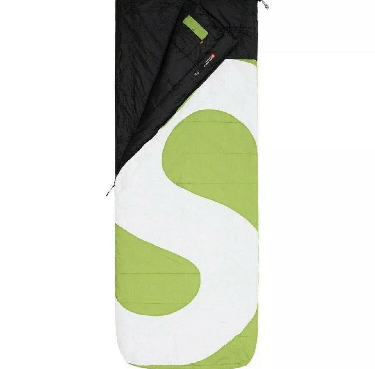New Supreme®/The North Face® S Logo Dolomite Sleeping Bag Lime Green In Hand