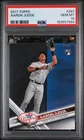 AARON JUDGE PSA 10 2017 TOPPS BASEBALL #287 ROOKIE CATCHING RC YANKEES