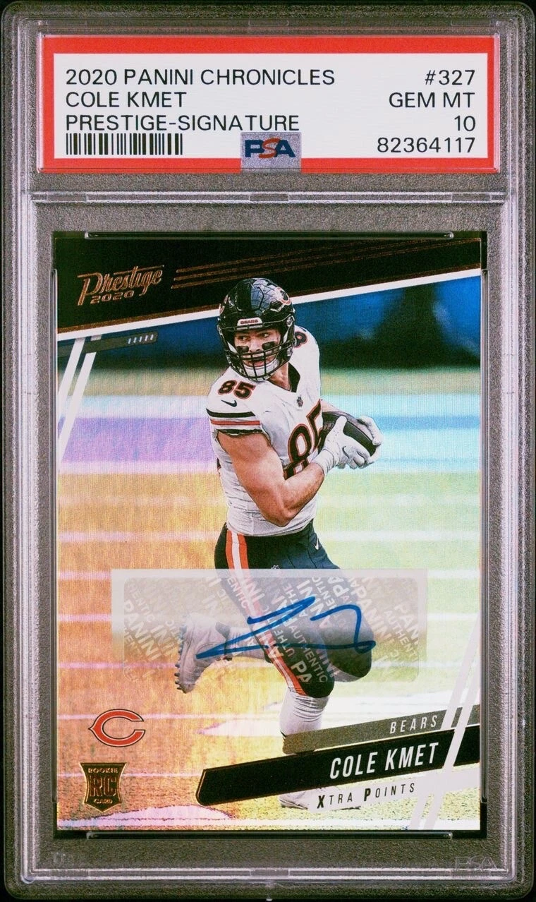 Cole Kmet Panini Chronicles Prestige #327 Signature