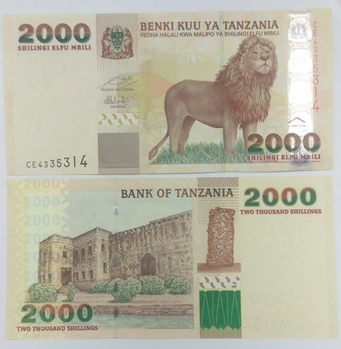 Tanzania 2000 shillings 2003 P-37 UNC