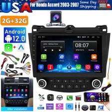 For Honda Accord 2003-2007 Apple CarPlay Android 12 Car Stereo Radio GPS WIFI FM