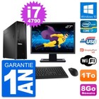 PC LENOVO P300 SFF Bildschirm 27 " Intel i7-4790 RAM 8Go Disc 1To Windows 10