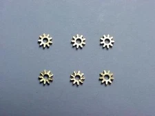  T-JET CHASSIS  6  9 TOOTH PINION GEAR. FITS AURORA FROM MODEL MOTORING