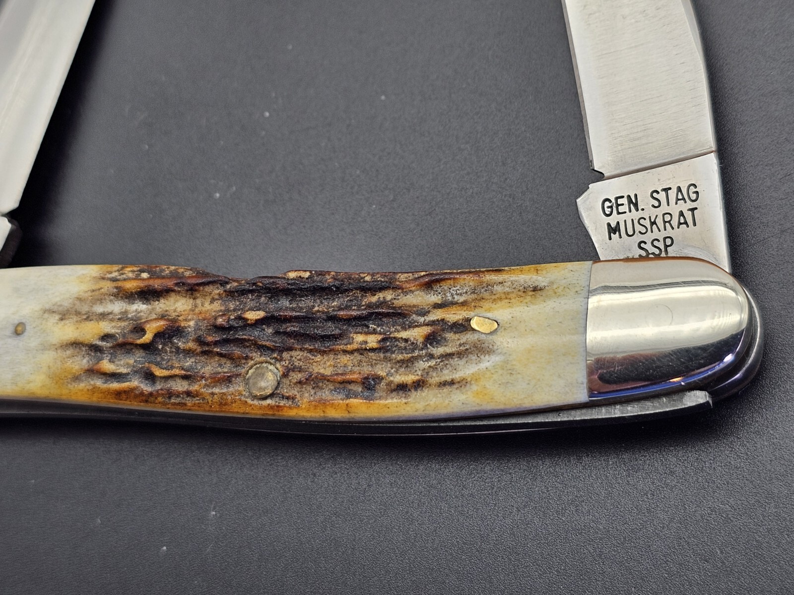 GENUINE STAG RED LETTER CASE XX MUSKRAT KNIFE "1978" eBay