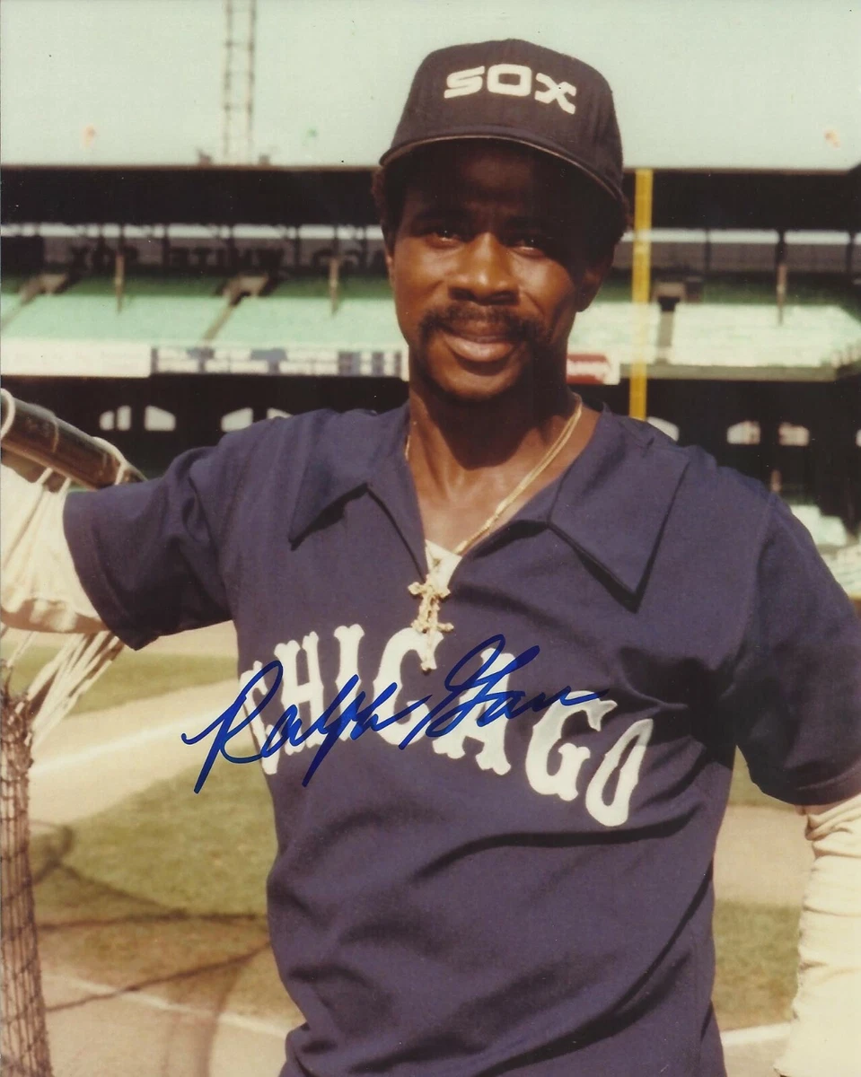 Ralph Garr 1976 1977 1978 1979 Chicago White Sox Autographed 8x10 Photo COA