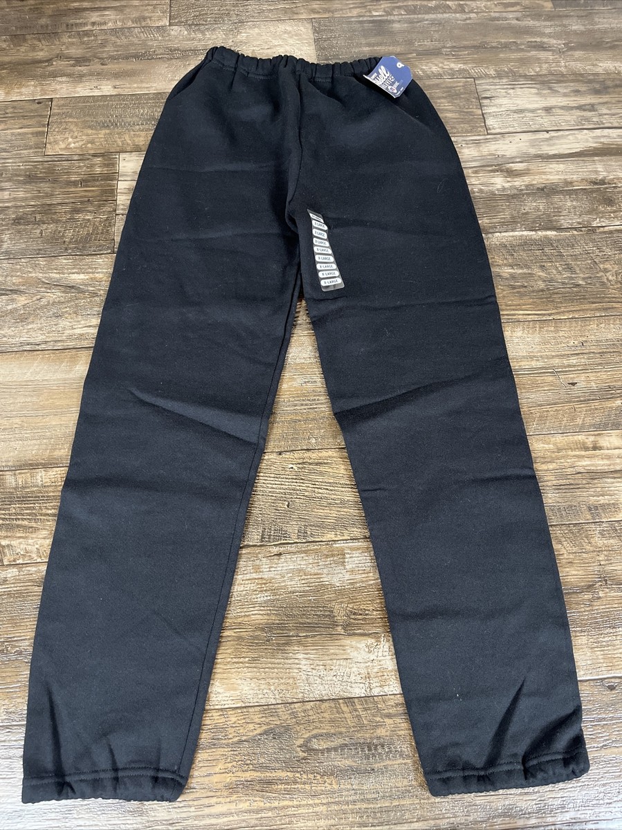 New Vintage Russell Athletic Sweatpants Mens Small Black Baggy 90s