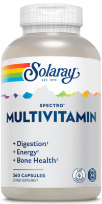 Solaray Iron-Free Spectro Multi-Vita-Min 360 Capsule