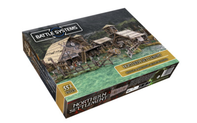 Battle Systems Limited: Northern Settlement Great D&D Terrain Gaming Scenery NEU