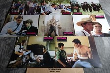 WITNESS Harrison Ford Peter Weir Kelly McGillis 8 Photos Lobby Cards 1985