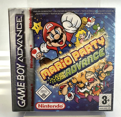 GBA Mario Party Advance, Neu und Nintendo Factory Sealed - **Defekt**