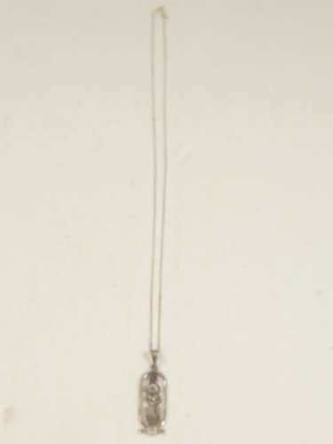 Collana con ciondolo egiziano in argento sterling - Foto 2 di 12