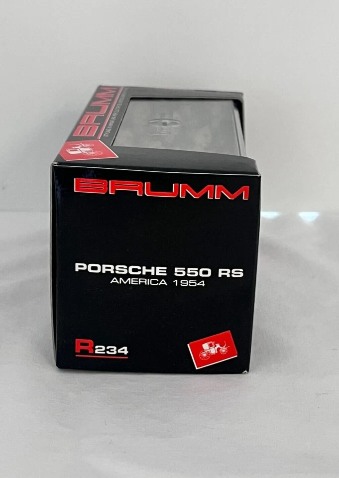 Coche modelo James Dean Brumm R234 Porsche 550 RS America 1954 escala 1:43 Foto 4 de 4