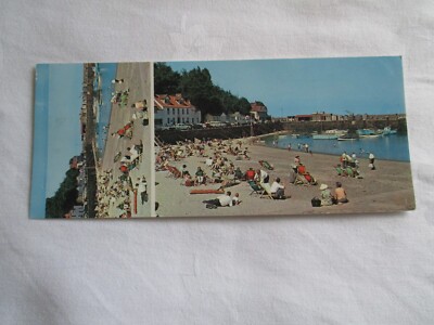 ALTE FARBPOSTKARTE '' ROZEL HARBOUR , JERSEY , C.I ''