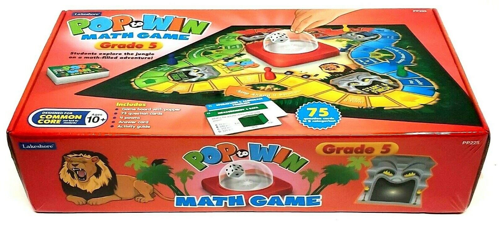 Lakeshore Pop to Win Common Core Math Board Game Grade 5 Home